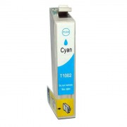 Compatible Cartucho Epson Impresora Stylus Office BX600FW/T1002 Cian