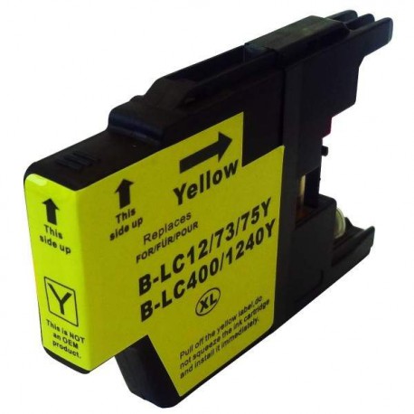   Compatible Cartucho Impresora Brother DCP925DW LC1240 Amarillo