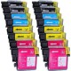 Compatible Cartucho Brother Impresora DCP185C Pack 32