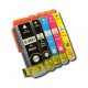 Compatible Cartucho Epson Impresora Expression Premium XP615 Pack 5