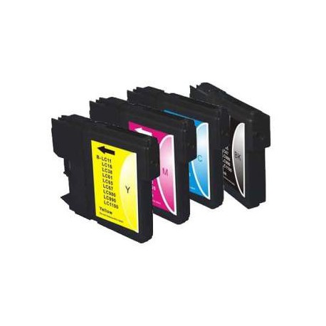 Compatible Cartucho Impresora Brother DCPJ715W LC980XL PACK 12