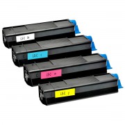  Compatible toner Oki impresora C5550 MFP Pack 4