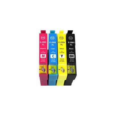 Compatibles Cartuchos Epson Impresora Expression Home XP435 Pack 4