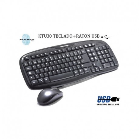 COMBO TECLADO + RATON USB KLONER KTU30