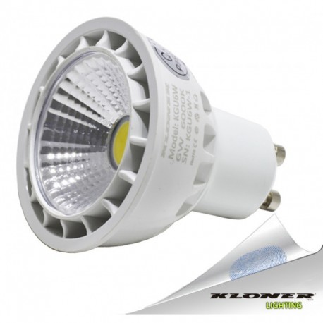 BOMBILLA LED GU10 6W 6000K F KLONER