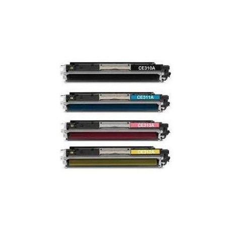Compatible  Toneres Impresora HP Color Laser Jet Pro CP1025NW Pack 4