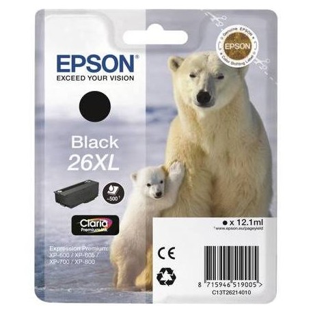  Cartucho Epson Original T2621 Negro