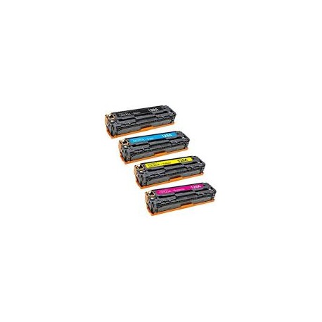  Compatible Toner Impresora HP Color Laser jet CP1525N Pack 4