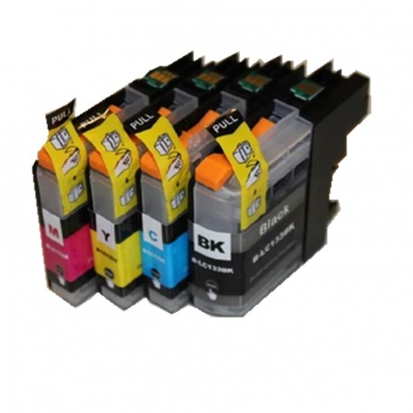 Compatible Cartucho Impresora Brother MFCJ470DW LC123 PACK 8