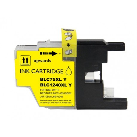 Compatible Cartucho Impresora Brother MFCJ430W LC1240XL Amarillo