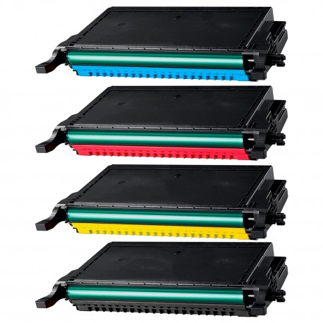 Compatible Toner Samsung Impresora CLX6250FX Pack 4