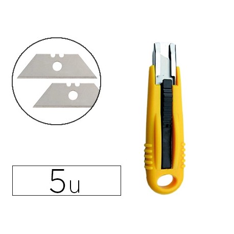 Repuesto cuter q-connect blister de 5 unidades para cuter 