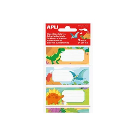  Apli etiquetas adhesivas 35x75/ con dibujos infantiles