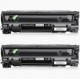  Compatible Toner HP CB435A Pack 2