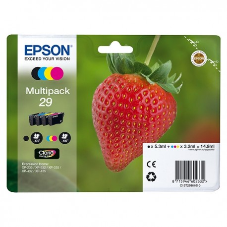 Cartucho Epson Original T2986 4 Colores