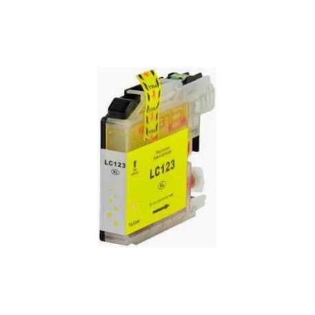  Compatible Cartucho Brother  LC123XL /LC121XL Amarillo