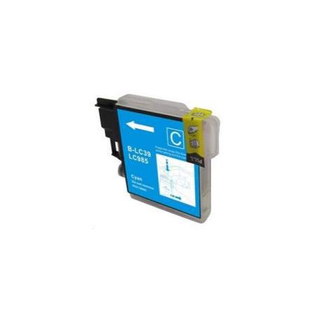 Compatible Cartucho Impresora Brother MFCJ265W LC980 Cian