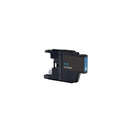  Compatible Cartucho Impresora Brother MFCJ6510DW LC1240XL Cian