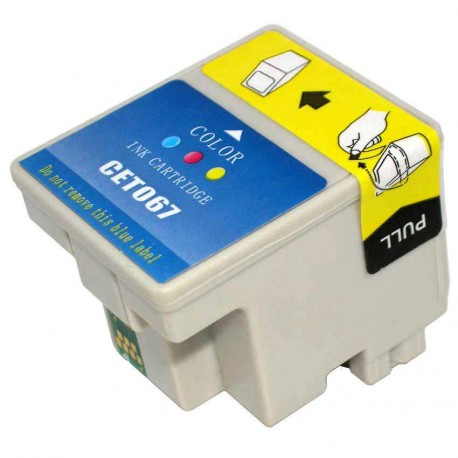  Compatible Cartucho Impresora Epson Stylus C48/T067 Tricolor